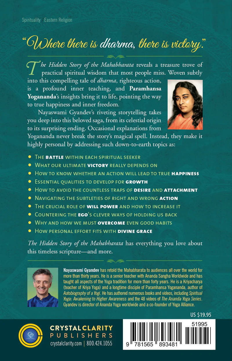 The Hidden Story of the Mahabharata: with Inner Meanings from Paramhansa Yogananda