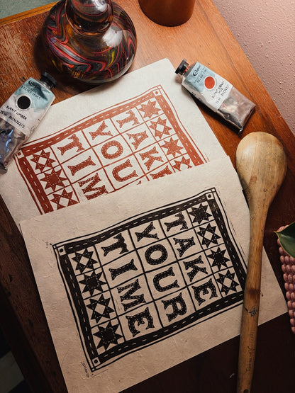 Linocut Printmaking Workshop