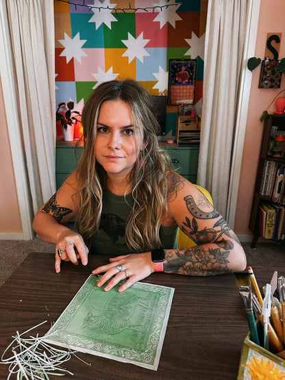 Linocut Printmaking Workshop